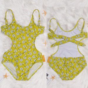 One piece kids swimsuit
